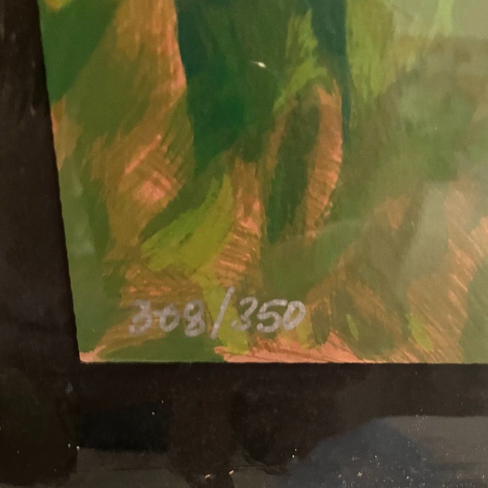 "Une Rose dans les Cheveux" by Del Signore Littorio Serigraph - Picture 4 of 7